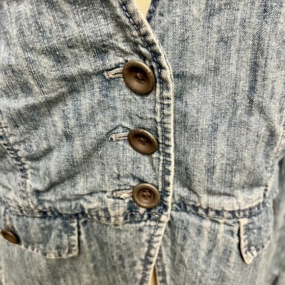 JUICY COUTURE Y2K Denim Jacket Size XL - Picture 2 of 8